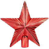 Tope Arbol Estrella Roja 21Cm