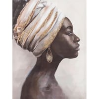 Cuadro Canvas African 60 x 80 cm