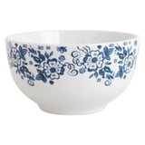 Bowl azul / blanco Flores 14.5 centímetros
