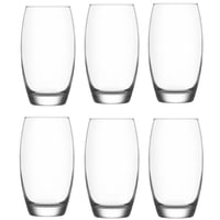 Set 6 vasos de vidrio 510 mililitros