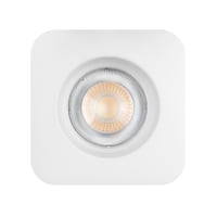Pack de 3 Spot LED empotrable cuadrado luz fría de 5.5 W Blanco