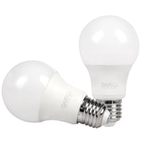 Pack de 2 Focos LED Tipo E27 de 7.5W Luz Fría