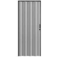 Puerta Clóset Plegable Lino Gris 90x200 cm