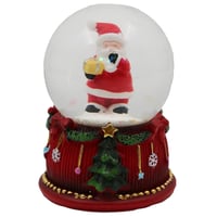 Bola de Nieve Navideña Santa con Regalos 4.5 cm