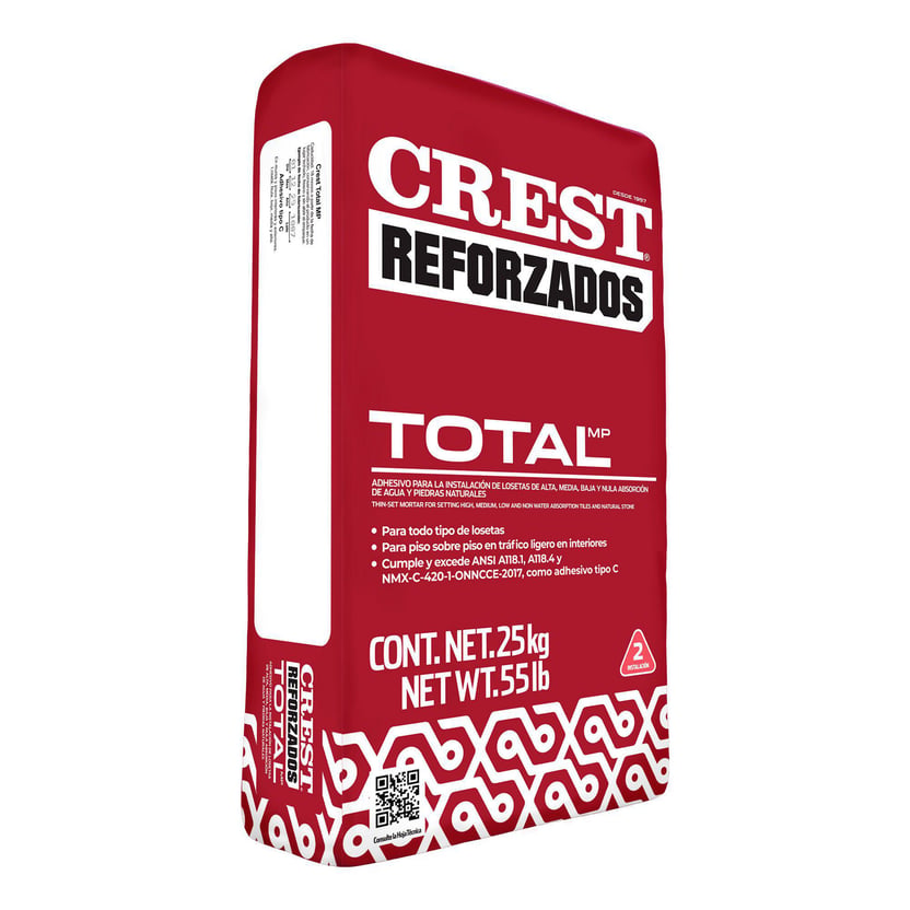 Adhesivo Crest Total 25Kg - Sodimac.com.mx