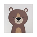 Canvas de tela Oso 30 x 30 cm