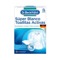 Súper Blanco Toallas Activas 15 pzs Dr Beckmann