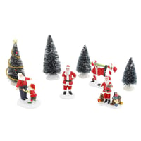 Set 8 accesorios villas Navideños 28 cm