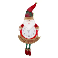 Reloj para Pared Navideño Santa Rojo 53 cm