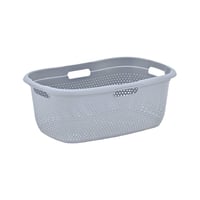 Cesta rectangular gris 60 l