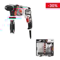 Combo  Taladro Percutor 900W + 2 SET ACC 16 PZ SI UBERMANN