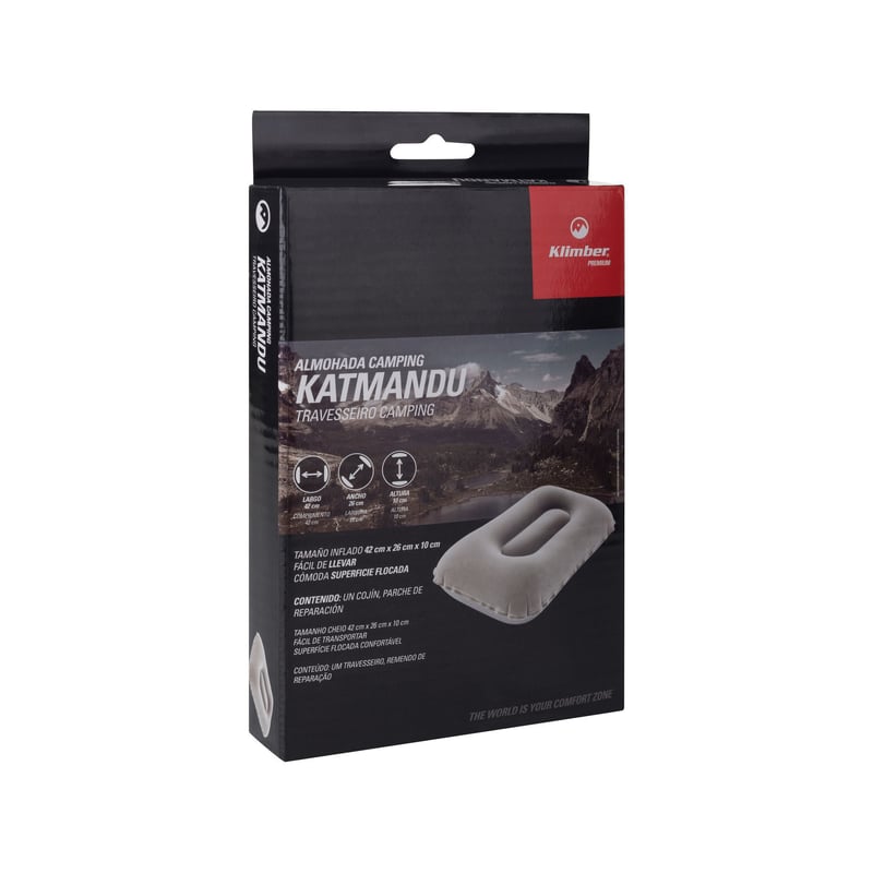 Cojin para Viaje 42x26cm Klimber Plomo Sodimac Falabella