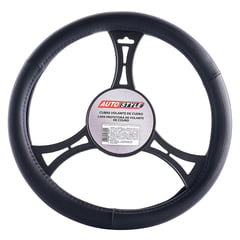 AUTOSTYLE - Funda Cubre Volante Para Auto Negro 39 cm