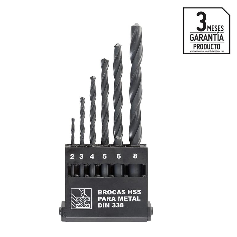 Set de Brocas para Metal HSS 6 Piezas Karson | Sodimac Falabella