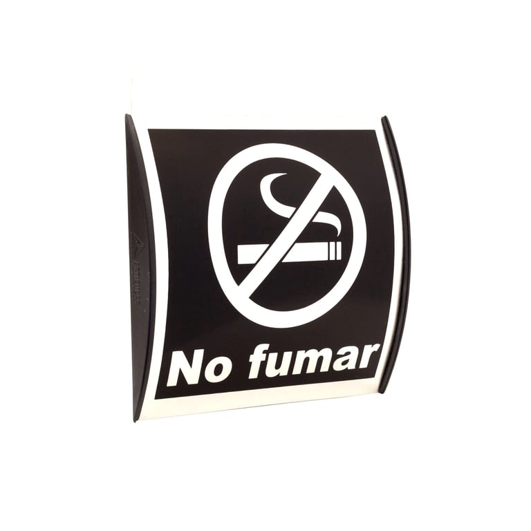 Señal de No Fumar 15x15 cm.