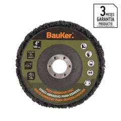 BAUKER - Disco Abrasivo 4" para Esmeril