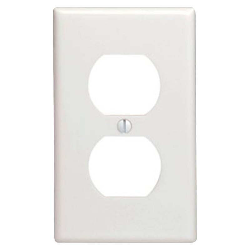 Placa Eagle Doble Para Toma Blanco #2132-w