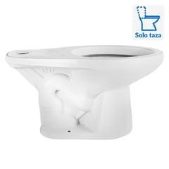 TREBOL - Taza Inodoro Atlantic Flux Blanca