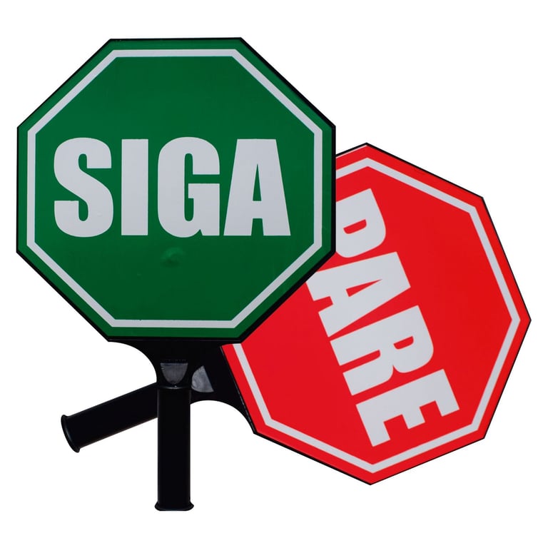 Paleta de Señalización Pare y Siga | Sodimac Perú