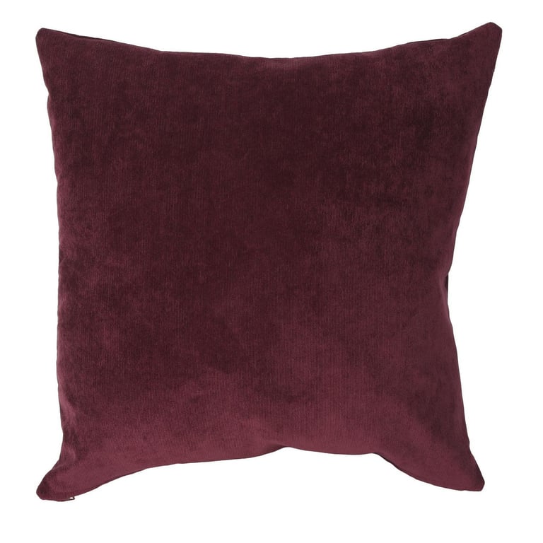 Cojín Corduroy Granate 45x45cm | Sodimac Falabella