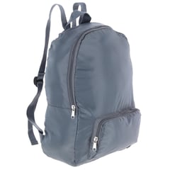 JUST HOME COLLECTION - Mochila Reducible Unisex 28x13x19cm Gris