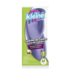 KLEINE WOLKE - Guantes de Cocina Látex Talla M - Morado