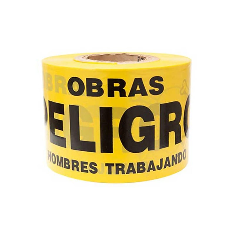 Banda Adhesiva De Señalización, 50 Mm Ancho, Amarillo / Negra, 2 Rollos