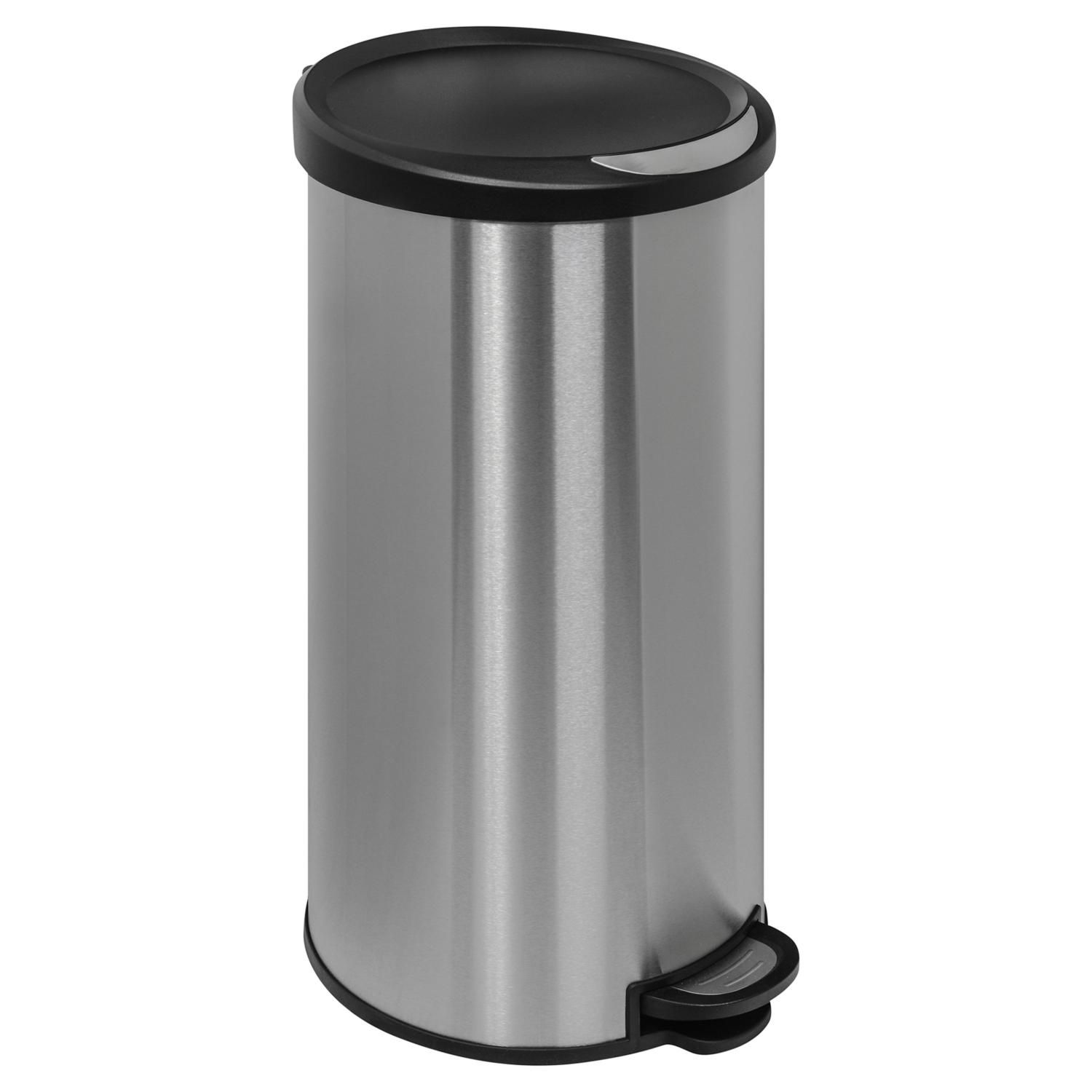 Papelero Redondo Acero Inoxidable 30L Sodimac Falabella