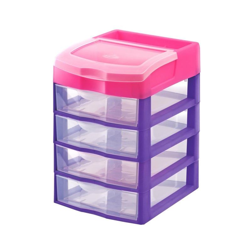 Cajonera de Plastico 4 Niveles Sodimac Peru
