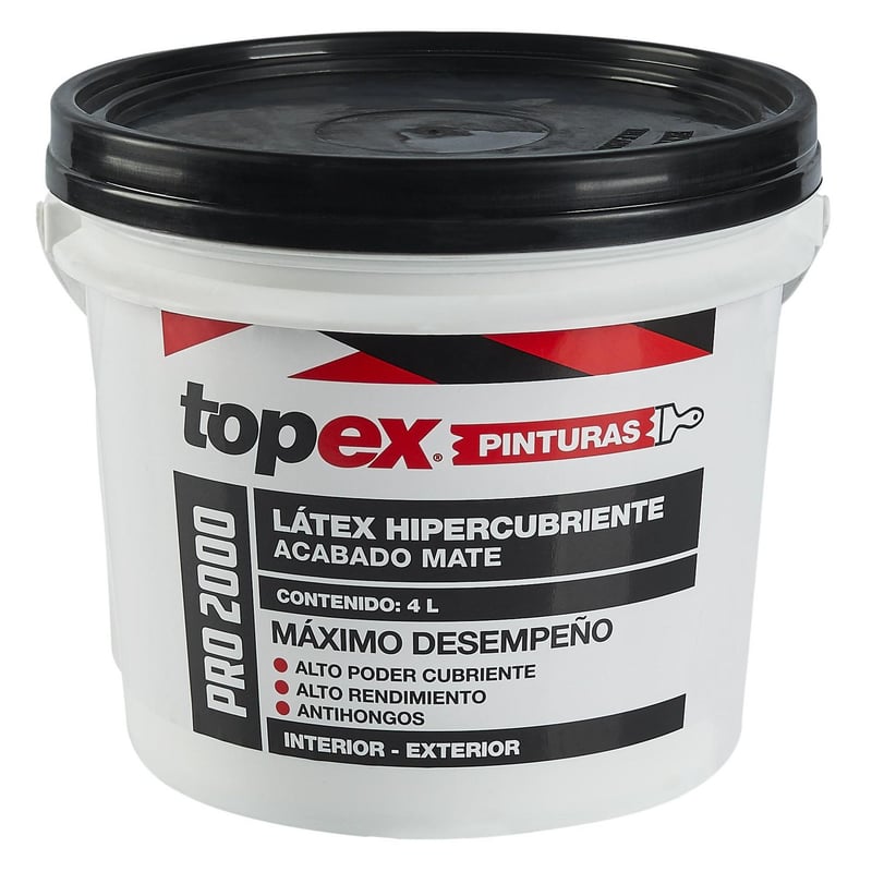 TOPEX - Pintura Topex Látex Mate Blanco 1GL