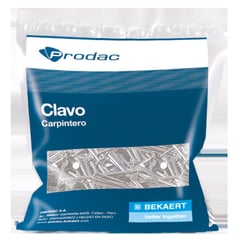 PRODAC - Clavo Carpintero con Cabeza 1 1/2" x 15 mm. 100 gr.