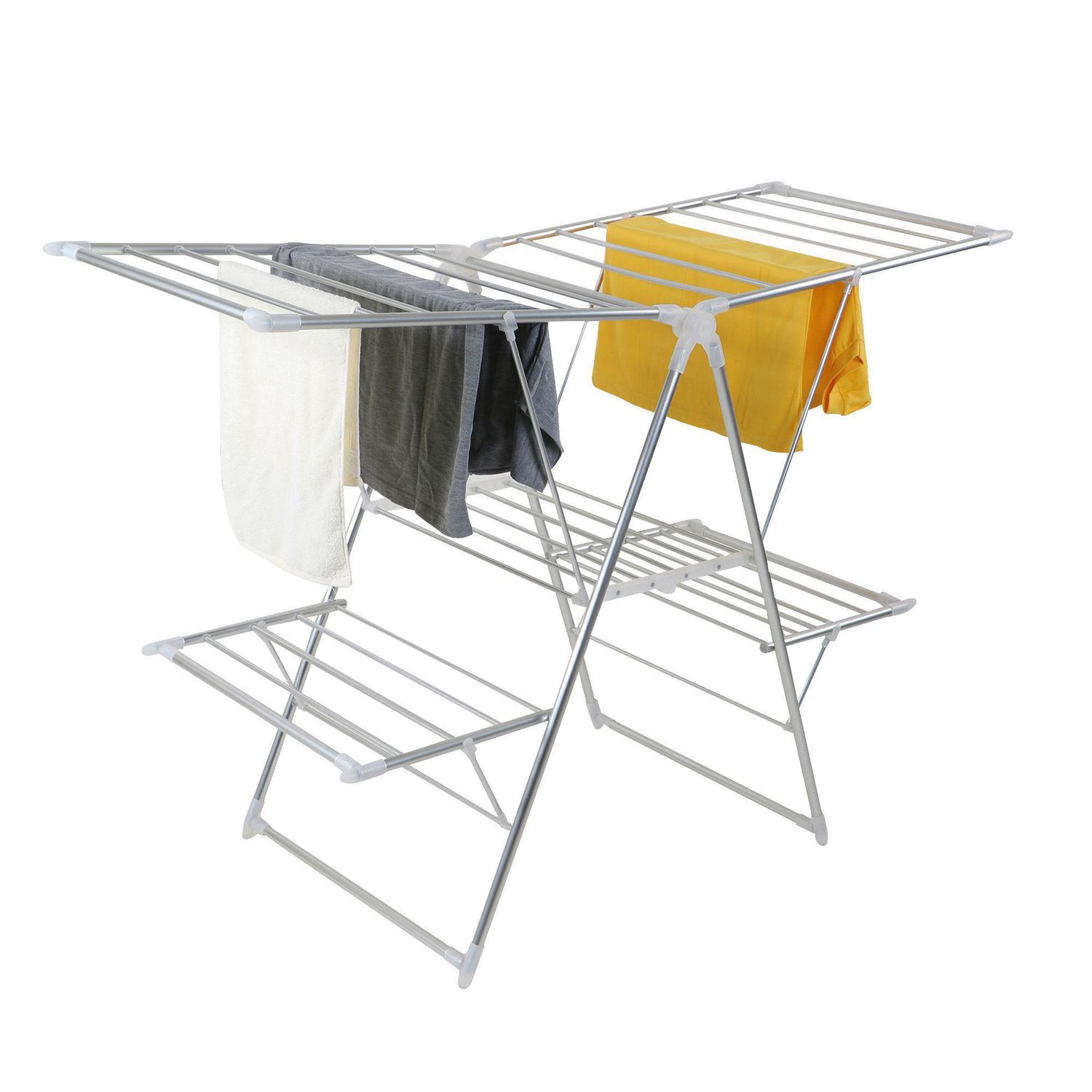 Tendedero de Ropa de Piso Plata 156x61x97 cm. Sodimac Falabella