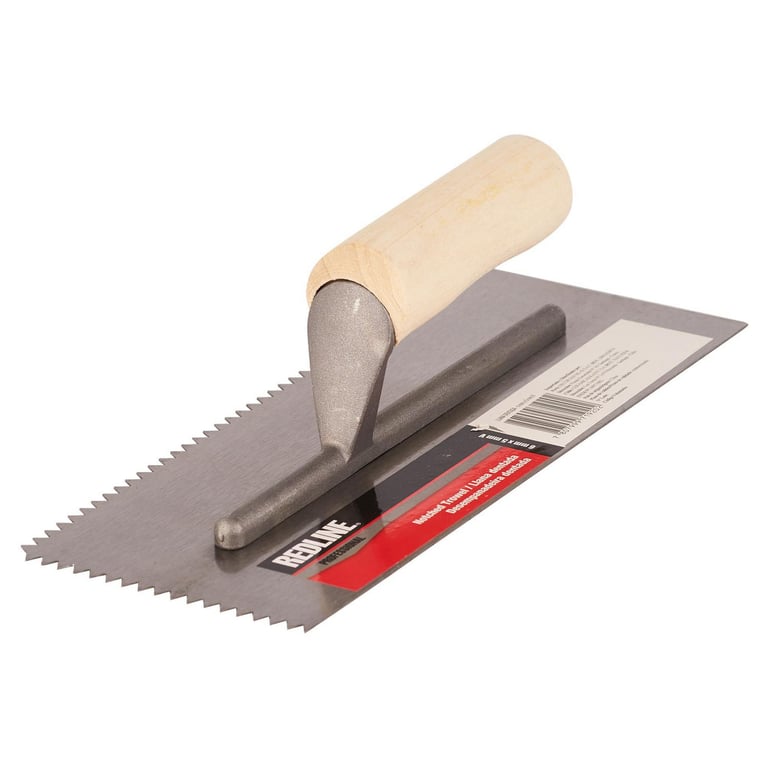 Paleta De Albañilería Con Mango De Madera - 28x10x7 Cm, Acero, Ideal Para Enlucido, Hormigón Y Acabados