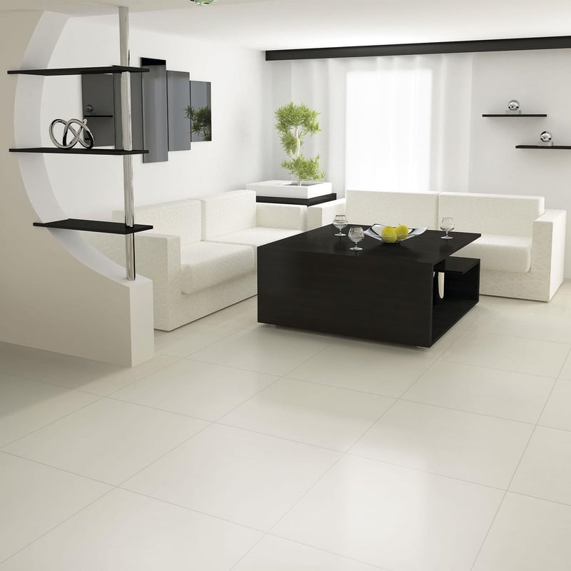 Porcelanato Mate Blanco 60x60cm 1.44m2 | Sodimac Perú