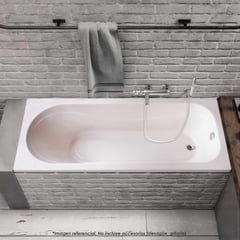 CUBA&SPA - Tina de Baño Rectangular Zeus 170x75cm Bone