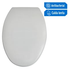 SENSI DACQUA - Asiento Tapa Inodoro Top Elongado Blanco