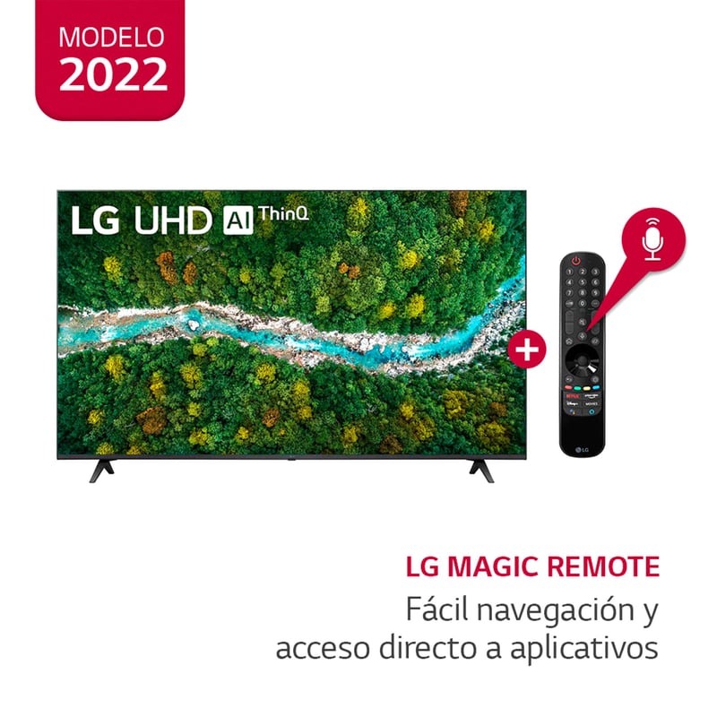 Televisor LG UHD 4K Smart 55" 55UP7750 | Sodimac Falabella