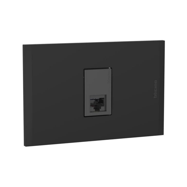 Toma Internet RJ45 Modus 4 Negro | Sodimac Falabella