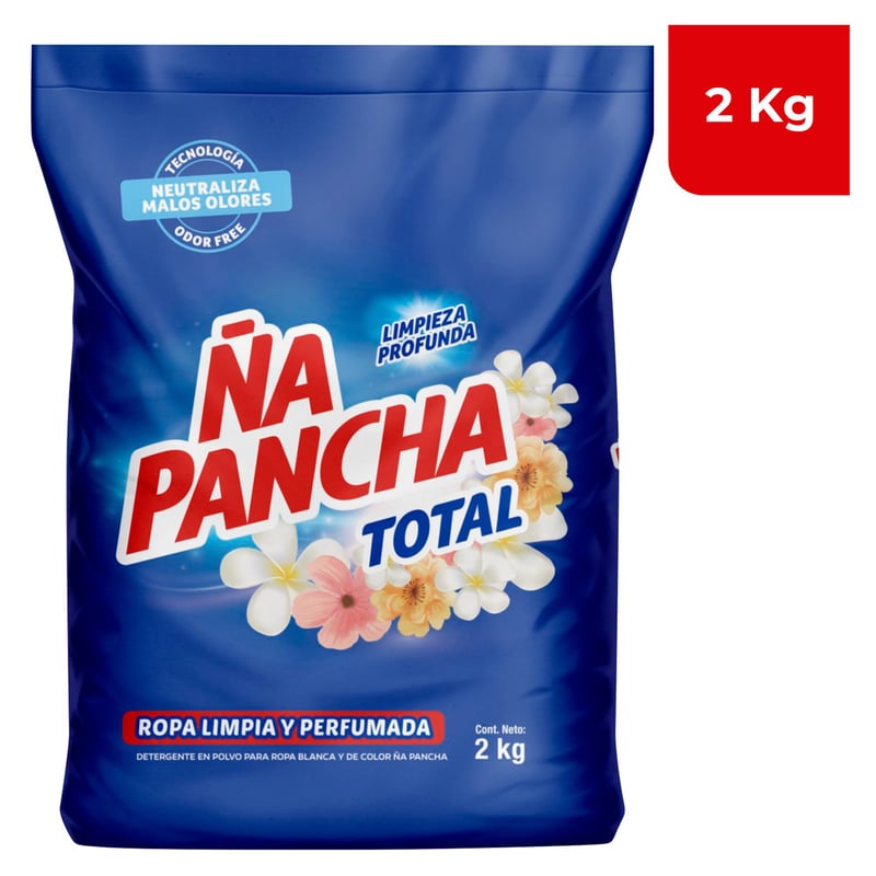 NA PANCHA - Detergente en Polvo Ña Pancha Floral 2 kg.