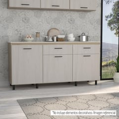 TUHOME - Puerta para Mueble de Cocina Modular Stella Blanco 40cm ancho