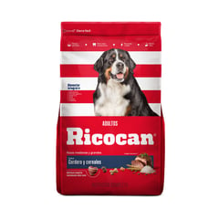 RICOCAN - Ricocan Adultos Alimento para Perros 15kg Cordero/Cereales
