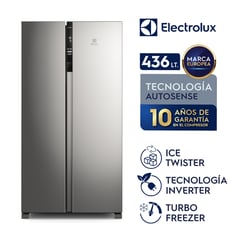 ELECTROLUX - Refrigeradora Side by Side 2 Puertas 436 Litros ERSA44V2HVG