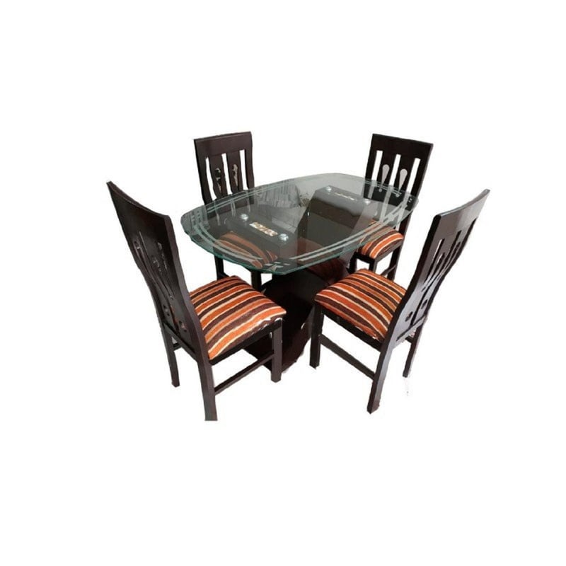 DECOHOME - Juego de Comedor 4 Sillas Kim