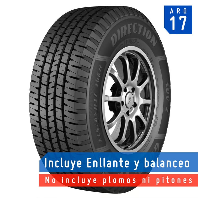 GOODYEAR - Llanta Goodyear 225/65 R17 106H Direction SUV 2