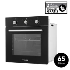 VOLKER - Horno Empotrable Eléctrico 65 Lt MEM65 Negro