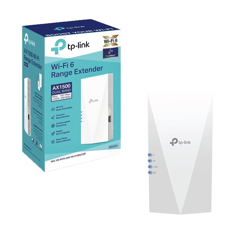 RE500X Mesh Wi Fi 6 Extensor 5 GHz 2 4 GHz AX1500 Sodimac Peru