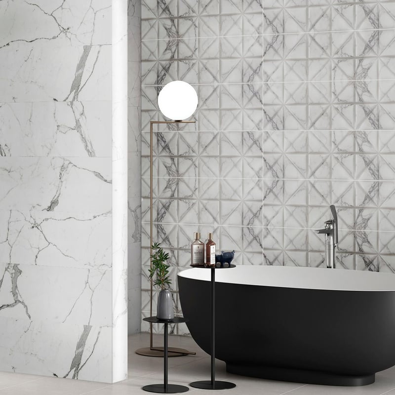 RAK - Ceramica Blanco Marmol 30x90cm 1.89m2