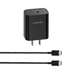 KUZLER - Cargador 20W Carga Super Rápida Cable 3A