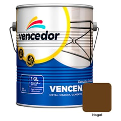 VENCEDOR - Esmalte Sintético Vencenamel Nogal 1 gl
