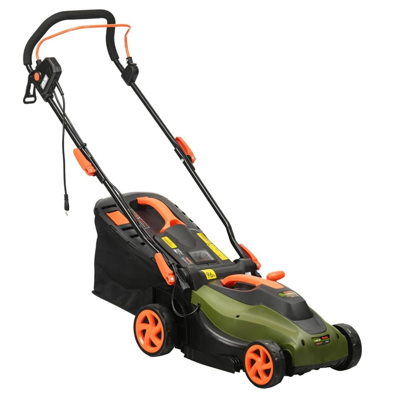 BAUKER - Cortador de Cesped Bauker Electrica 1400 W